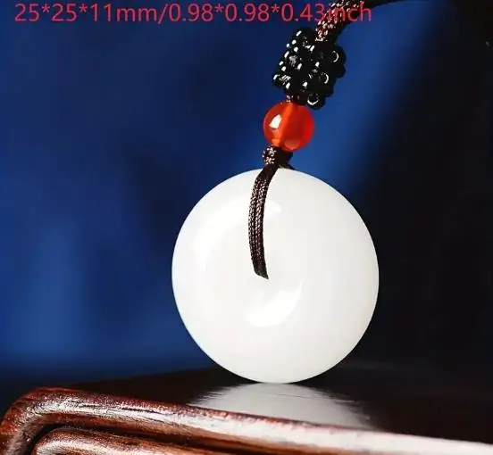 White Men Hand-Carved Jewelry Jade Pendant Necklace Jewellery Fashion Accessories Gifts