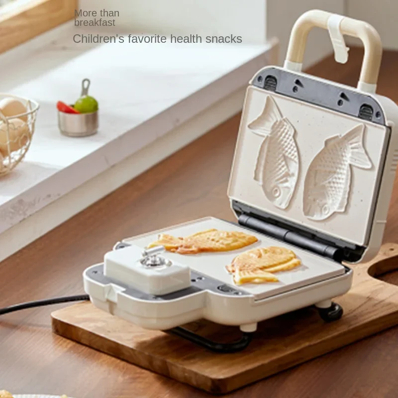 Home Time Multi-function Waffle Light Machine Small Bread Machine Double Plate Sandwich Breakfast Machine