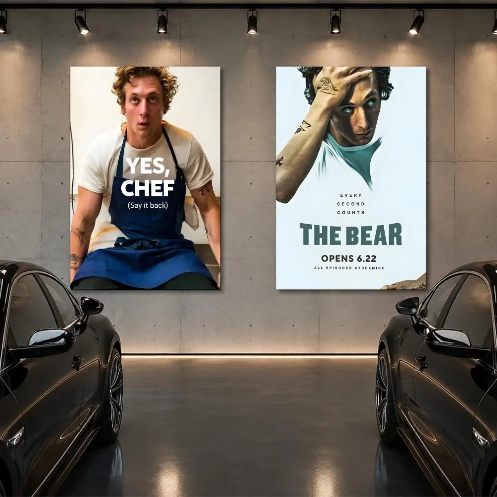 The Bear Show Self-adhesive Art Poster Room Decor Home Wall Art Printing Waterproof Garage BedRoom Posters Gift