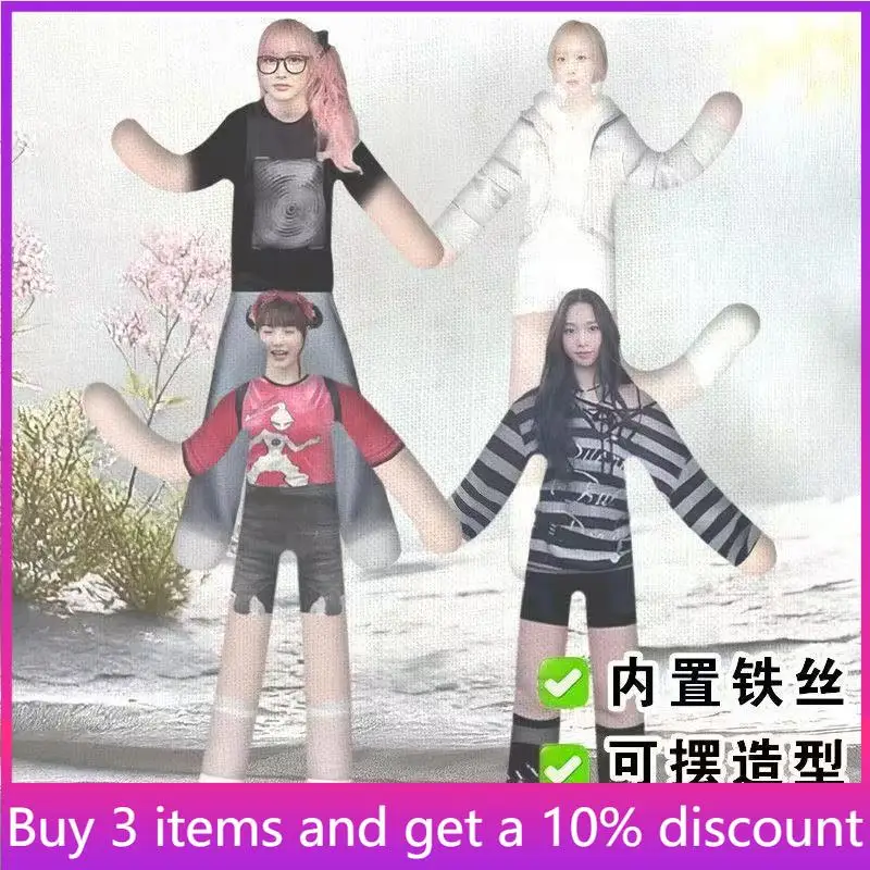 

Кукла KARINA Twisted Abstract Movable Doll NingNing DIY, хлопковая кукла, забавная плюшевая игрушка Kim Min-jeong, фигурка, корейские игрушки для девочек, подарки