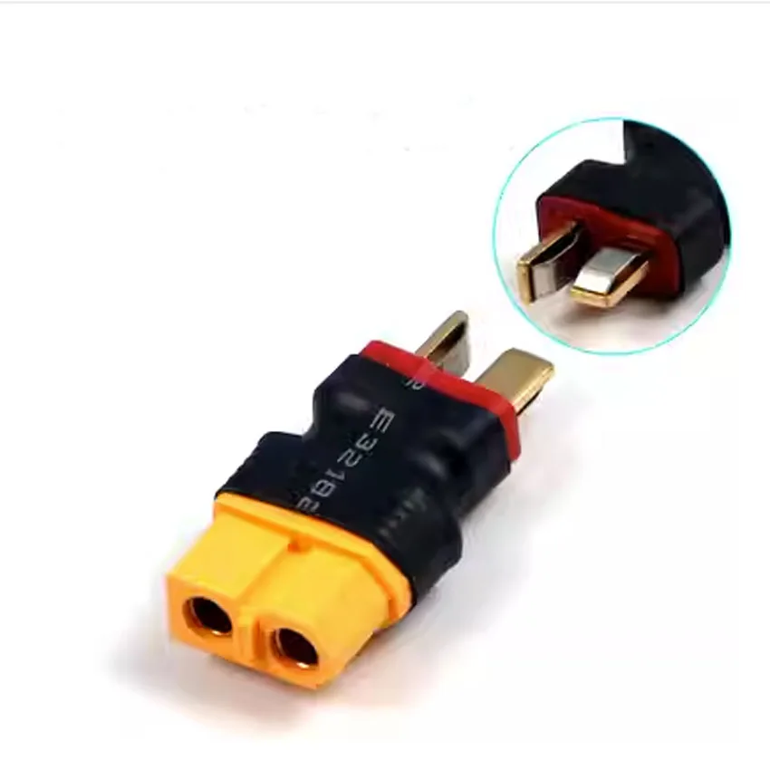 1Pcs T Deans Plug Male / Female to XT60 Female / Male Connector Adapter For RC LiPo Battery Helicopter Quadcopter RC Parts