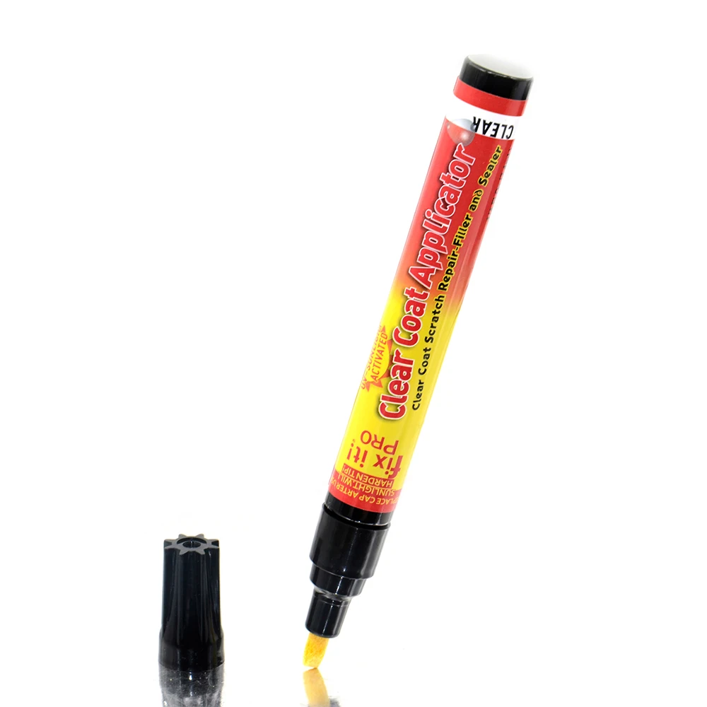

1 шт., универсальная прозрачная автомобильная ручка для ремонта царапин Fix It Pro, наполнитель для автокраски, аппликатор для прозрачного покрытия со стайлингом автомобиля