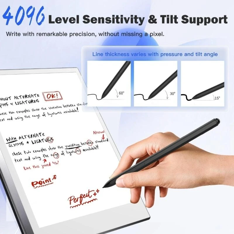 Y2GD Precise Drawing Pen for Remarkable 1/2 Tablets Features 4096 Pressure Sensitivity and Eraser for Seamlessly Use view 5