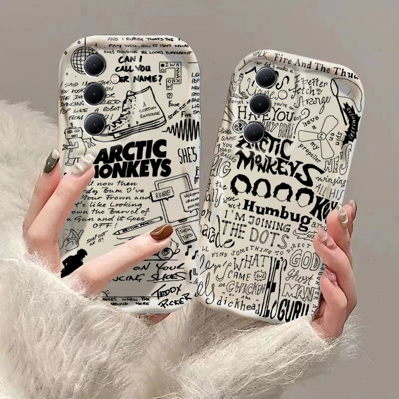 Arctic Monkeys 3D Wave Phone Case For Samsung Galaxy S24 S23 S21 S20 FE Plus Ultra 4G 5G Soft Silicone Back Cover