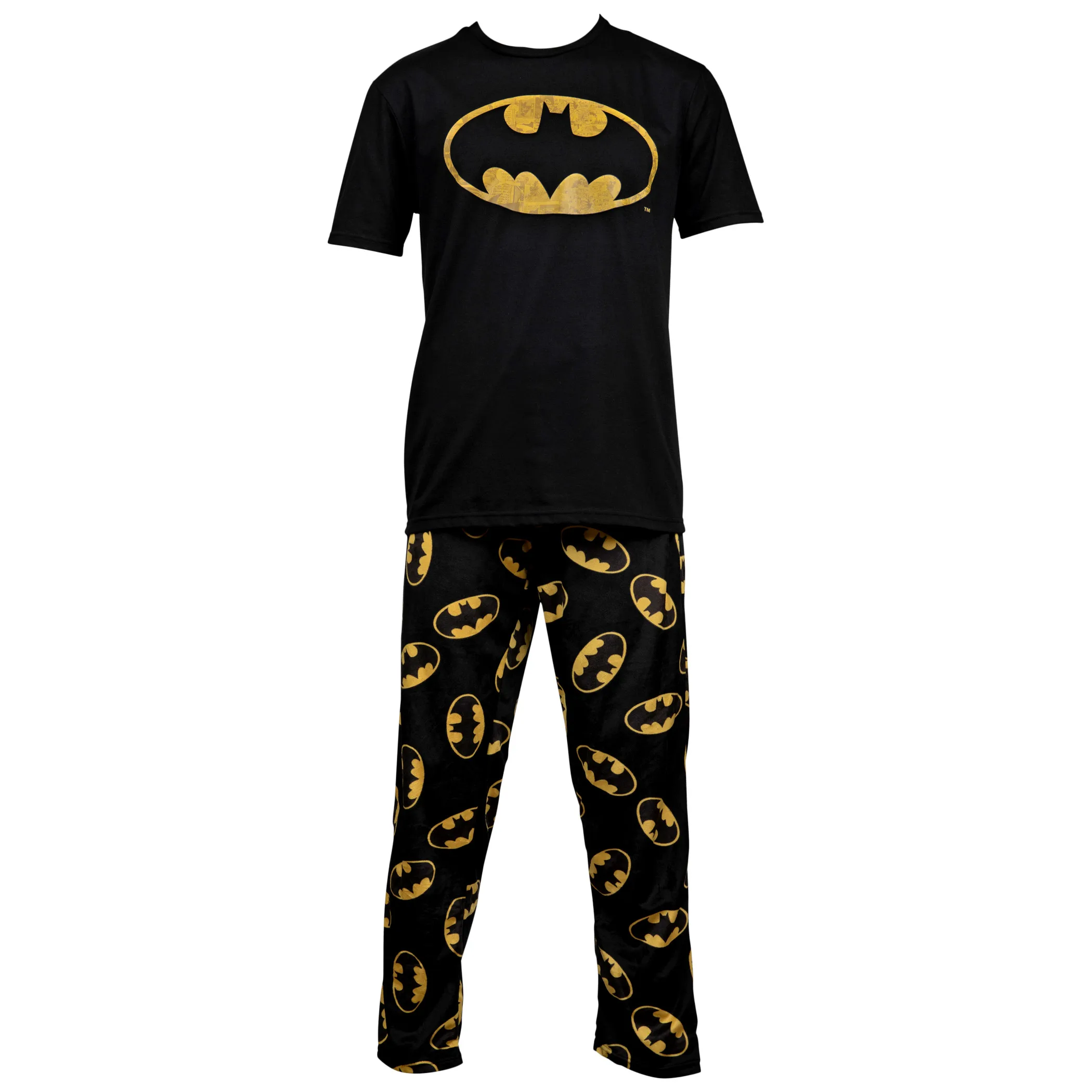 Novedad 2026: Conjunto de Pijama Y2K de Batman para Adultos/Niños, Camiseta de Verano con Pantalones Largos, Estilo Oversize, para Hombre y Mujer
