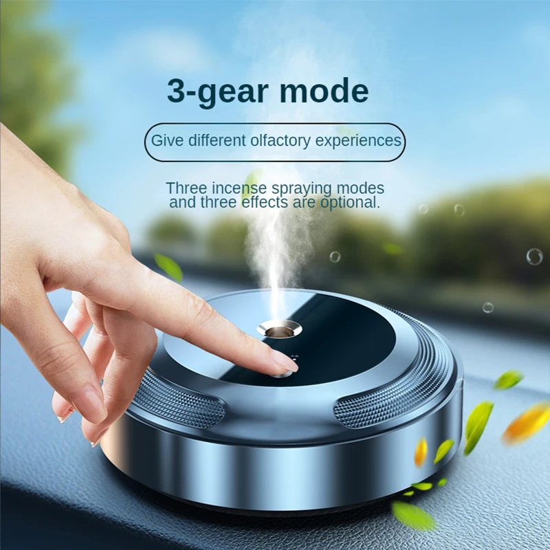 Electric Essential Oil Diffuser Car Air Freshener Smart Car Aroma Diffuser Car Air Purifier Fragrance For Cars Intelligent