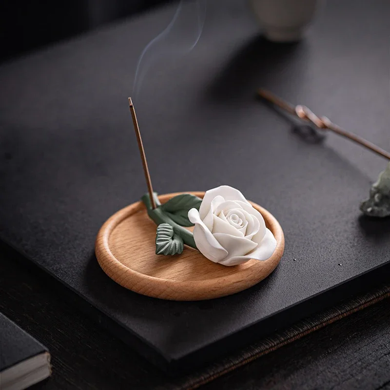 Incense Burner for Meditation Yoga Relaxation Incense Stick Holder for Sticks Tray Wedding Centerpiece Home Decor Living Room