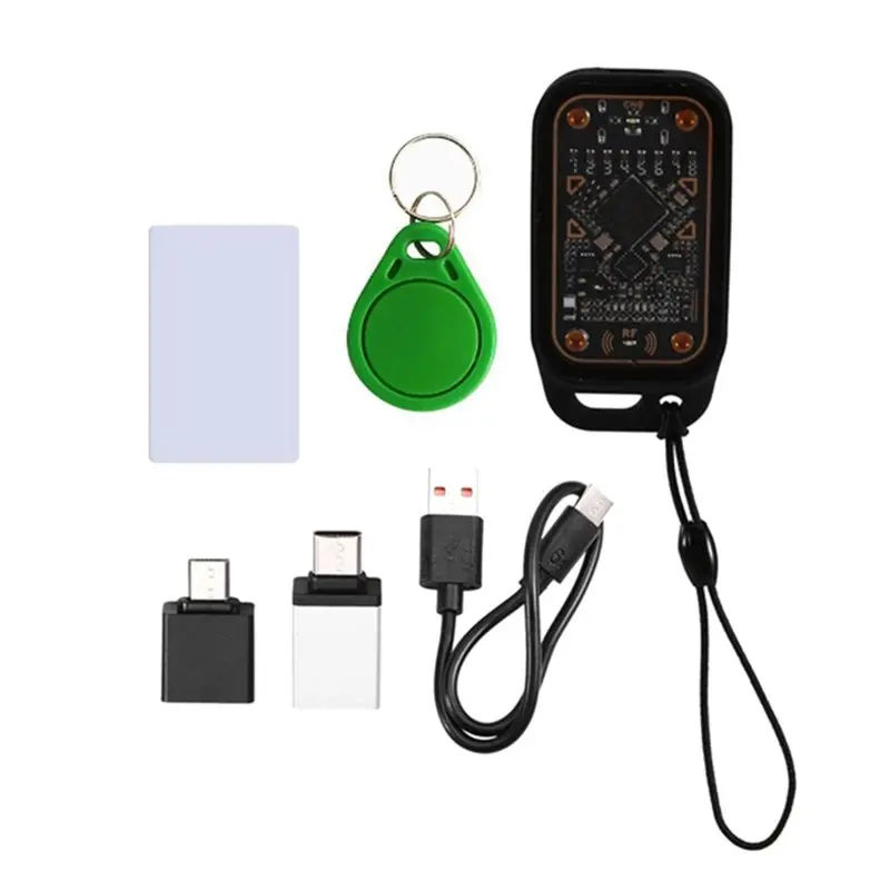 A99E- Copier RFID Smart Chip Reader Chameleon V3.0 Copyer With 1 UID Keychain+ 1 CUID White Card ID IC Tag Copying Functional