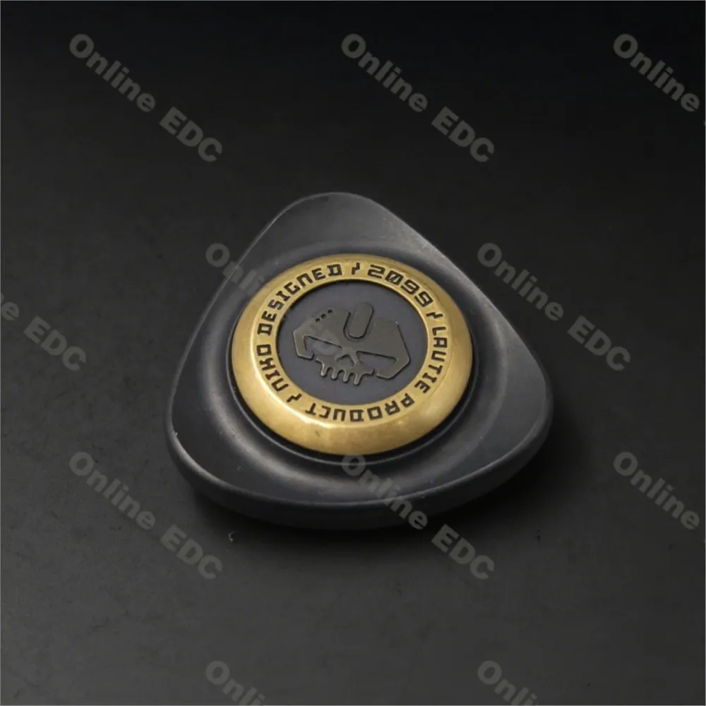 Used EDC Toys LAUTIE ROC 2.0 Fingertip Fidget Spinner Zirconium Metal EDC Adult Decompression Anti Stress Toy 2099 Series