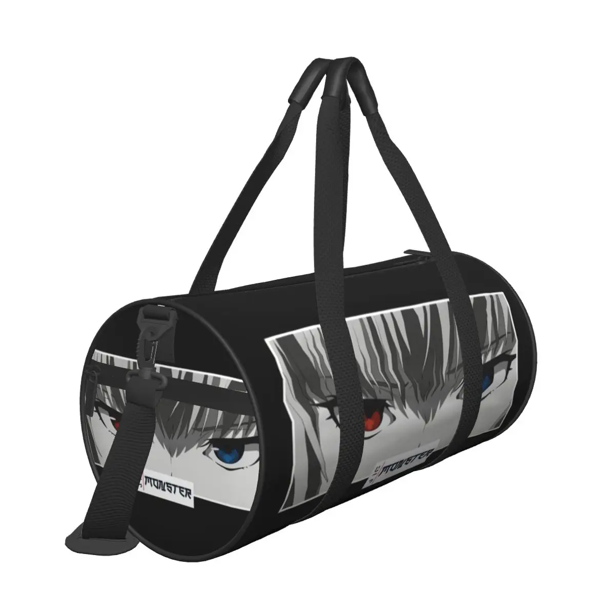 Hot Sale Powerful Anime Eyes Monster Japanese Typography Manga Style Travel bag Autumn Leaf Tour International Travel Bag