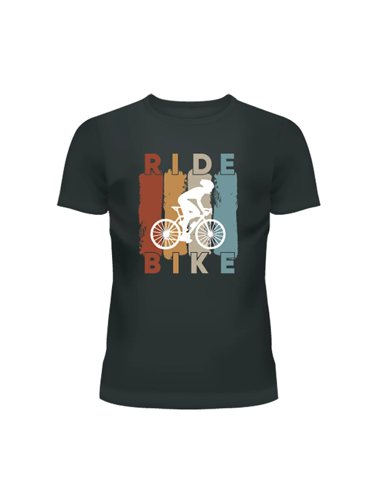 Unisex Cotton T-Shirt Short Sleeve Extreme Sports Off-Road Bicycle Motocross Printed Youth Fashion Summer Anti-Wrinkle