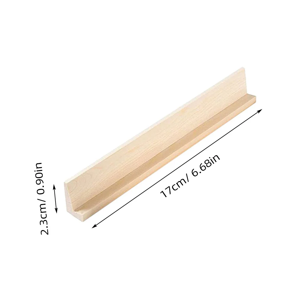 6pcs Wooden Domino Trays Multi-Function Domino Racks For Alphabet Games Diy Crafts Smooth Edges Durable Displaying Holder Kids