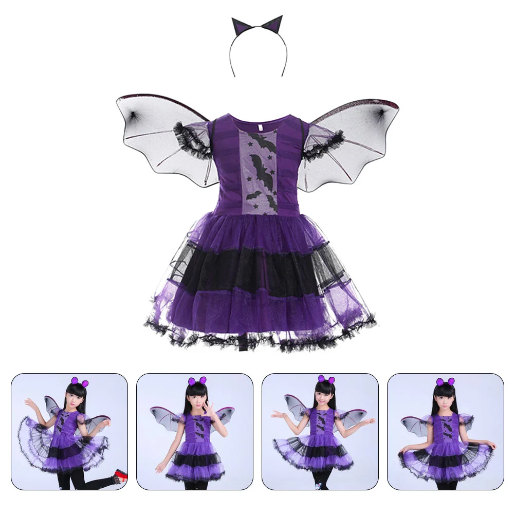 

Halloween Dresses Girls Costume Supplies Cosplay Kids Suit Clothes Skirt Role Decor