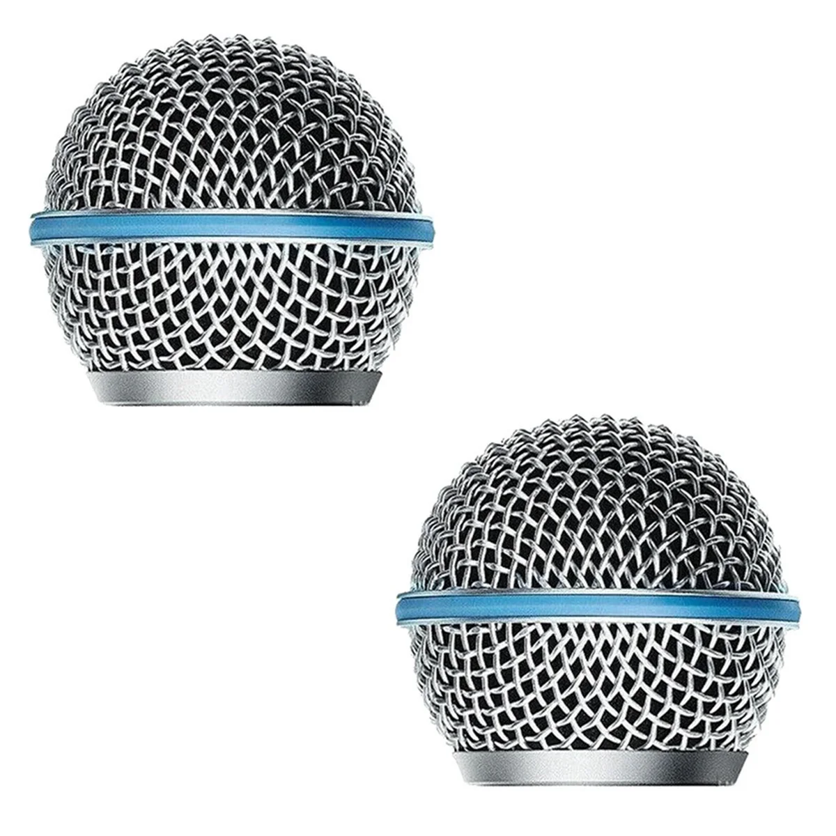 8PCS Microphone Grill Mic Grille Replacement Mic Ball Head Mesh for Beta58A SM58 Pgx24 Slx24