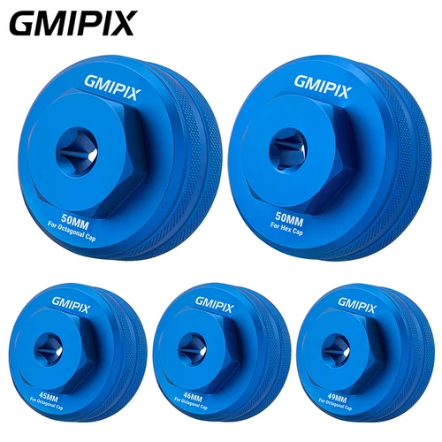 Imagen 1 del producto GMIPIX Tapa de horquilla Tuerca 45 46 49 50 mm Tapa superior de horquilla de motocicleta Herramienta de instalación para quitar