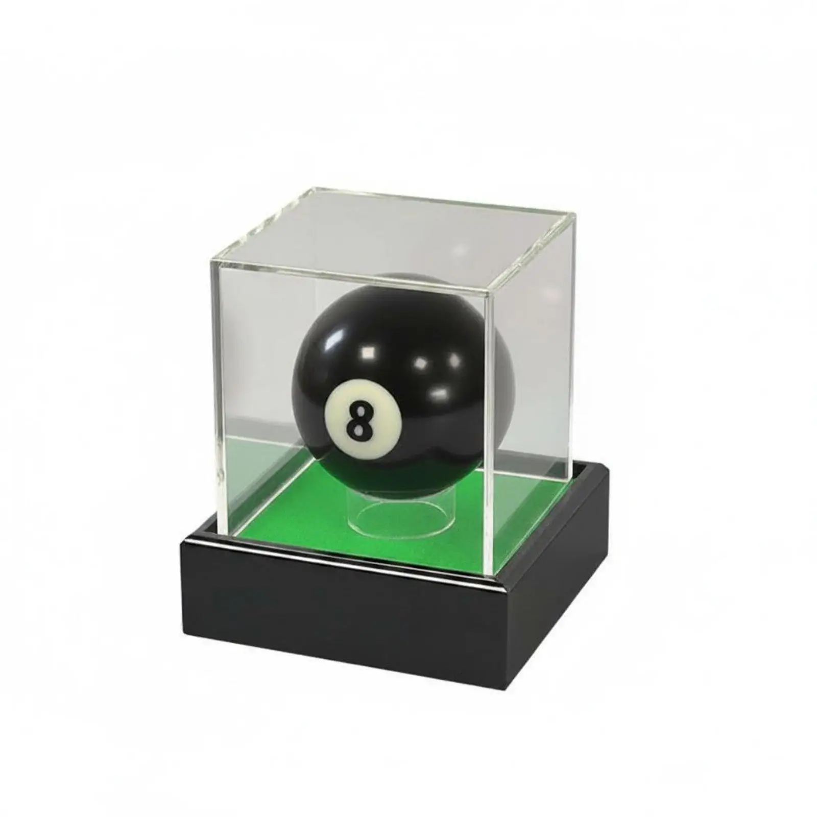 Transparent Athletic-Sphere Display Box Desktop Decor Memorabilia Box for Office