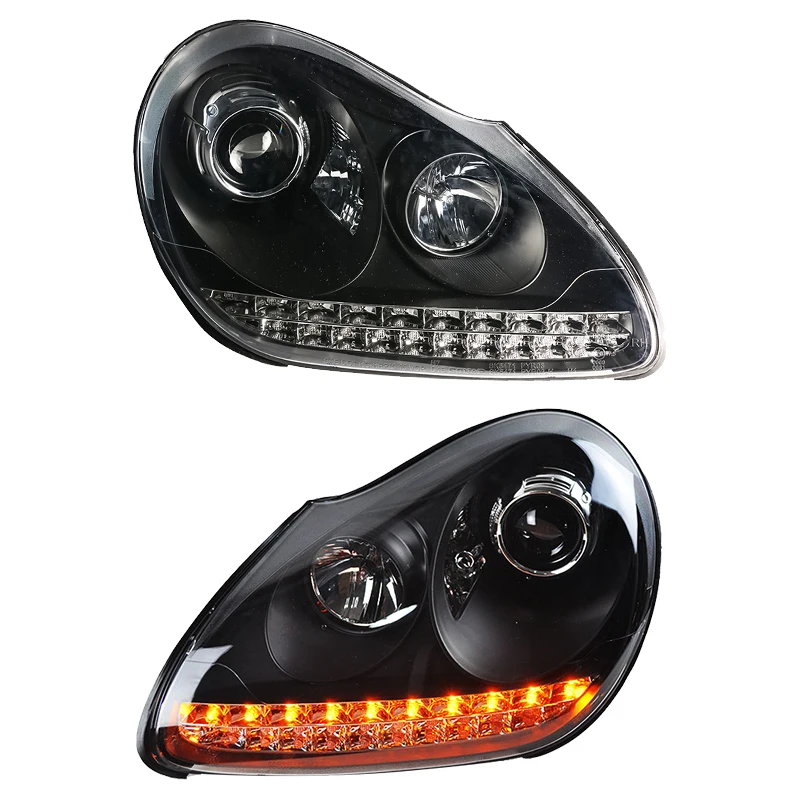 

For Porsche Cayenne 955 Headlight 2003 2004 2005 2006 2007 Car Accessories LED Head Light Upgrade Head Lamp DRL