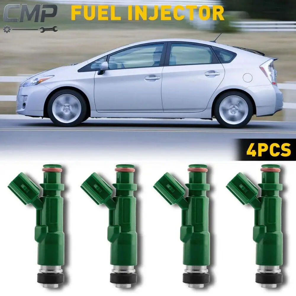 

Комплект из 4 топливных форсунок (2320921020, 23209-21020, 23250-21020) для Toyota Prius, Echo, Scion xA, xB 1.5L 2001-2009 гг. ﻿