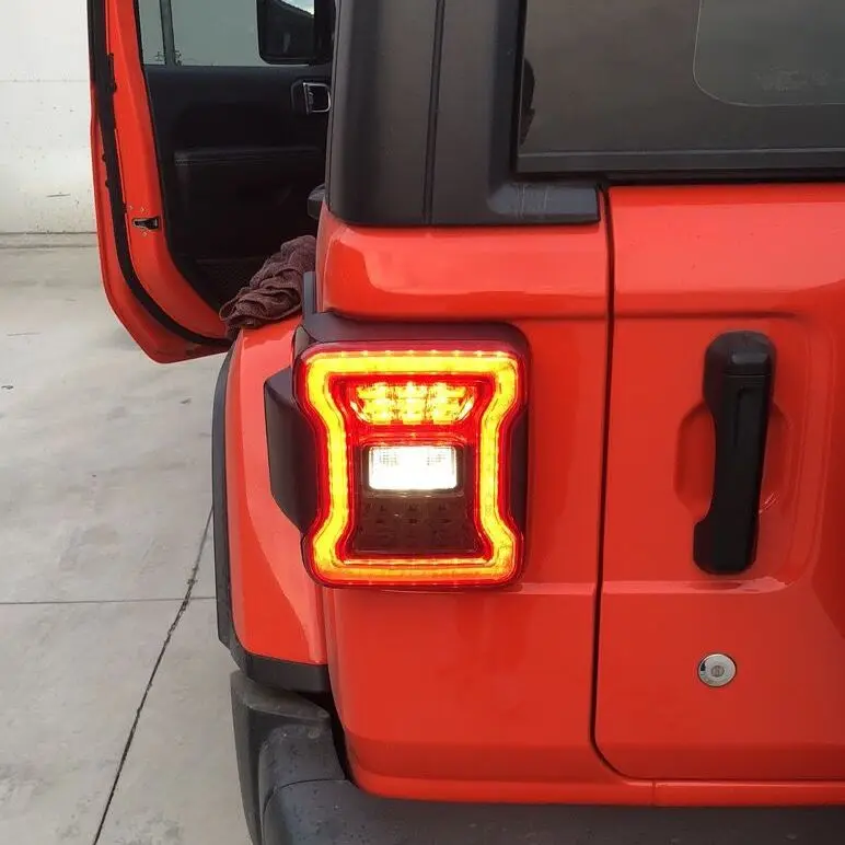 

New LED Tail Light Plug and Play for Jeep Wrangler JL 2018-2022 LANTSUN JL1163