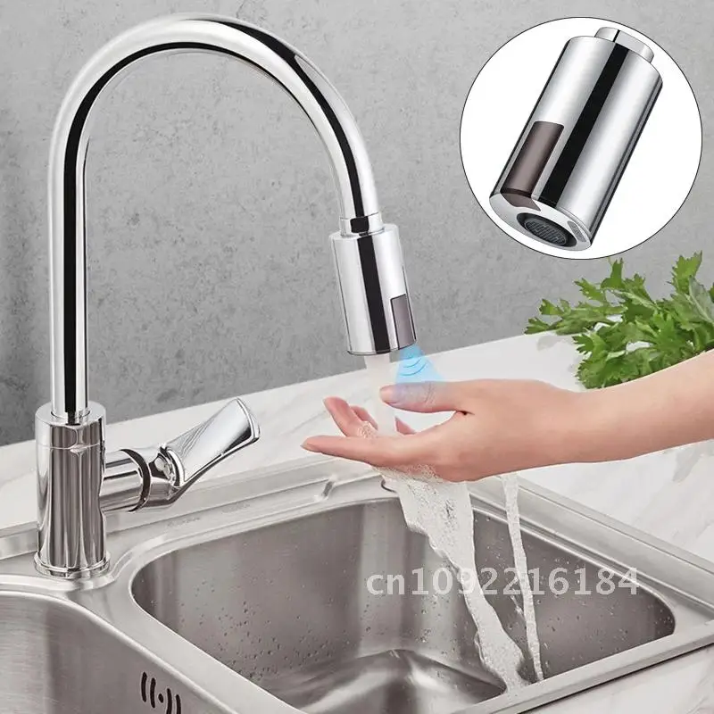 Kitchen Sensor Faucet Water Faucet Device Non-contact Saving Automatic Inflatable Sensor Bathroom Faucet Shower Filter Head
