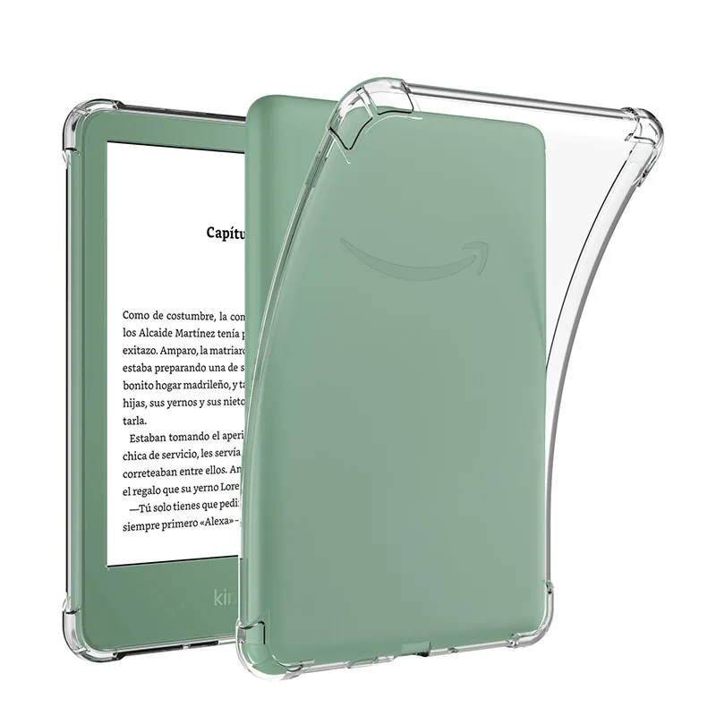 Protective TPU Case For Kindle 6 inches 2024 Transparent Case for Kindle 6” 2022 Soft Cover for Kindle K11/K12/C2V2L3