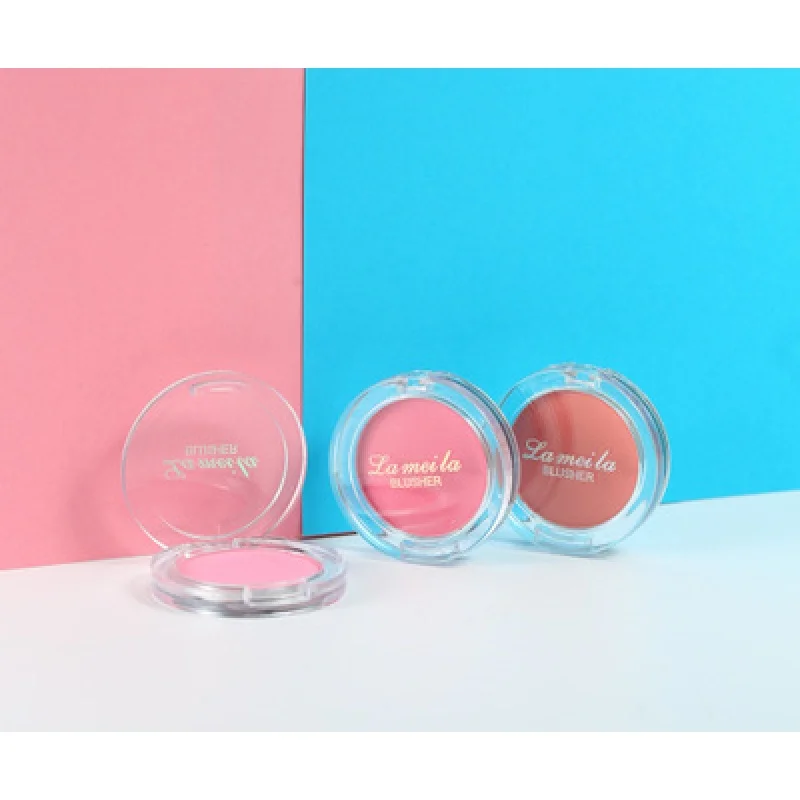 Face Blusher Matte Natural Cheek Tint Brighten Face Waterproof Face Contouring Cosmetics Blush Powder Soft Female Makeup 1pcs