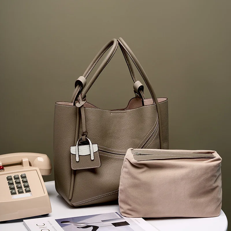 Nuova borsa da donna in morbida pelle Geniune di marca di lusso 2023 borsa a tracolla Vintage di alta qualità per borse da viaggio per lo Shopping