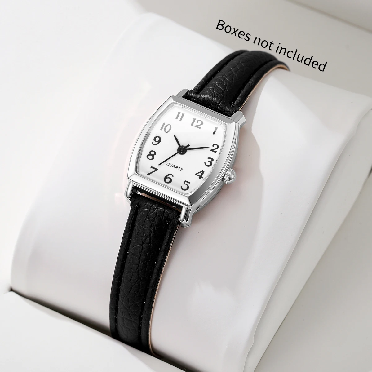 Vintage Small Arabic Dial Women Quartz Watch Ultra-thin Leather Strap Elegant Ladies Wristwatches Relogio Feminino（Without Box）