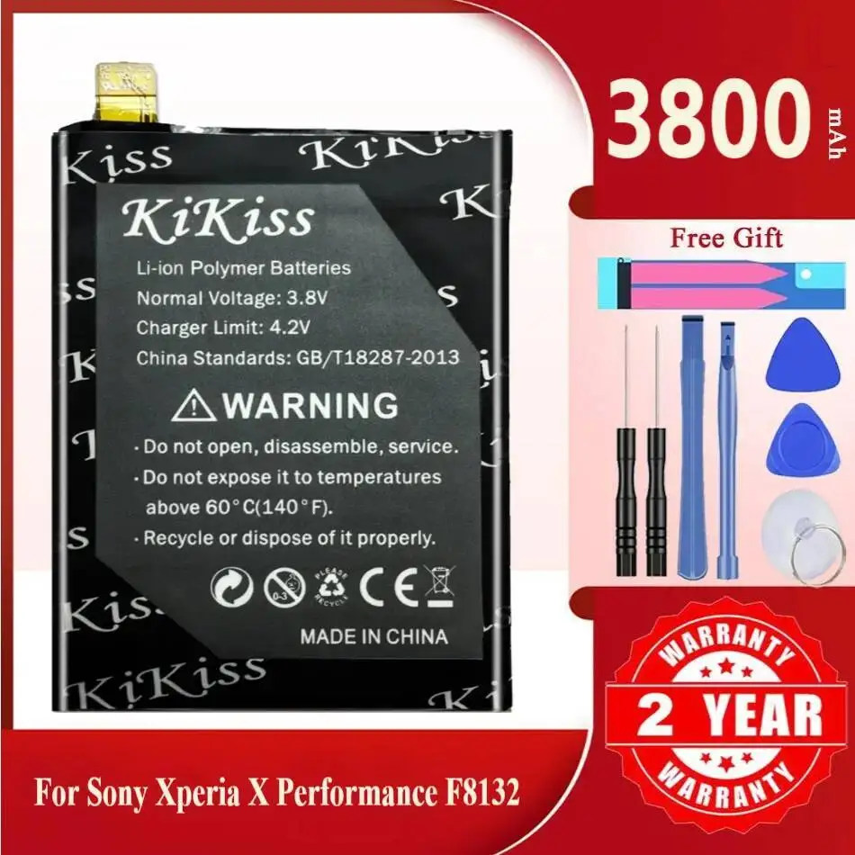 

3800Mah Kikiss Battery LIS1624ERPC For SONY Xperia X Performance F8132