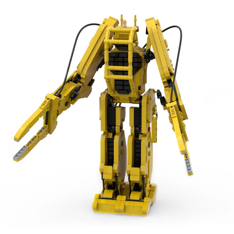 MOC Xenomorph Ripleys Powerloader from Aliened P-5000 Powered Work Loader Building Blocks Toys Mecha Machine Model for Kids