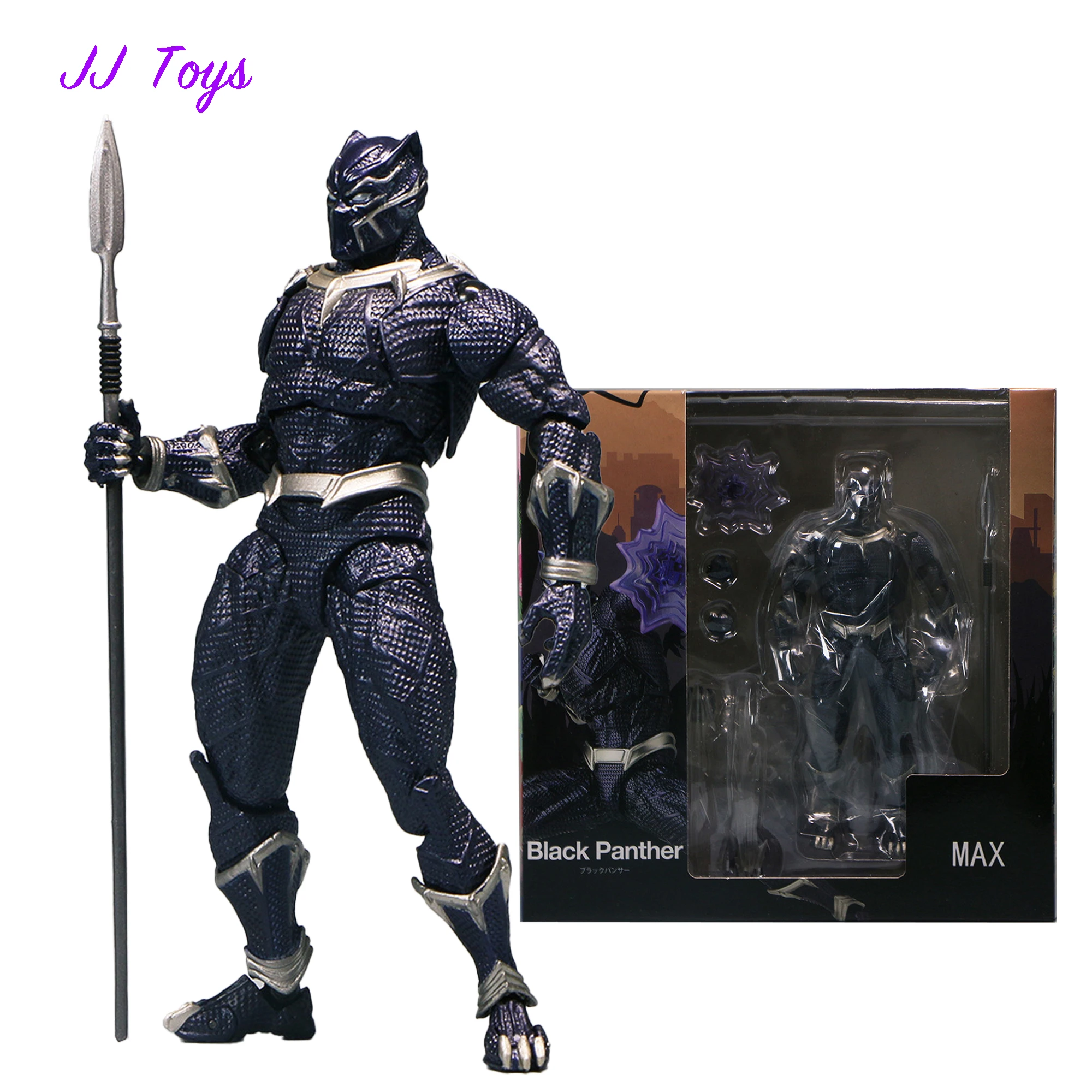 

15cm Marvel Comic Movie Figures Black Panther Action Figure Statue Model Doll Collection Toys Gifts