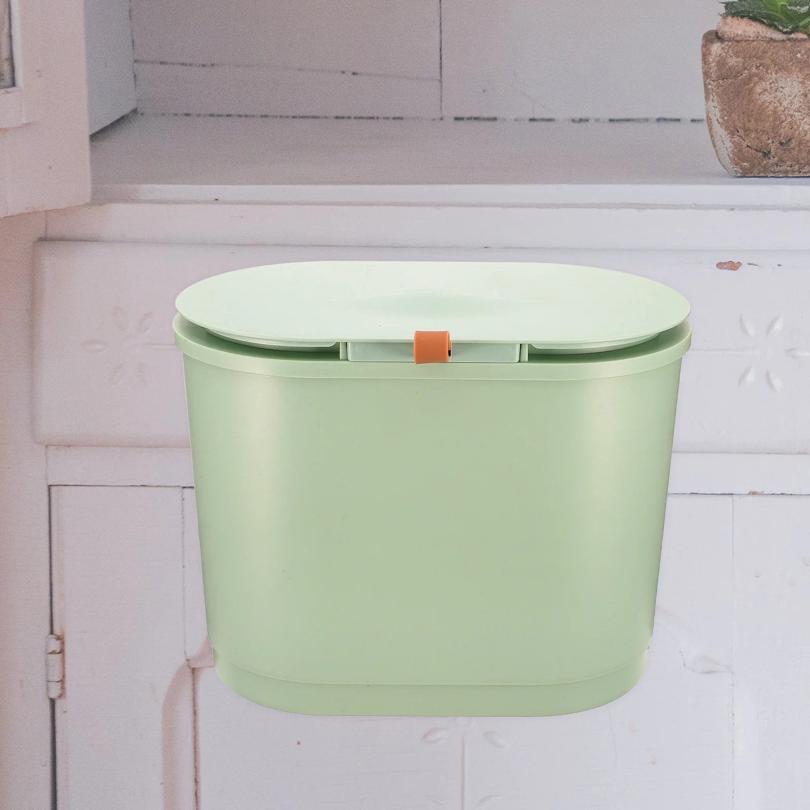 

Hanging Kitchen Waste Bin Trash Can Bins Cabinet Large Garbage Cans for Household Purposes Trashcan with Lid
