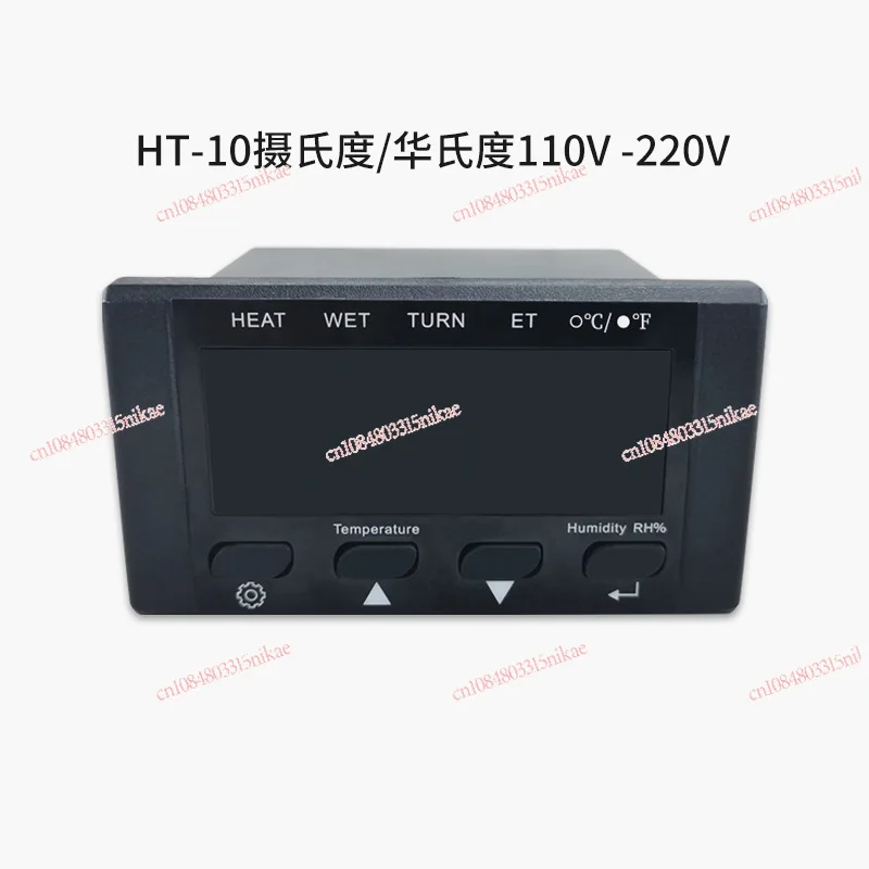 

HT-10 Smart Incubator Thermostat - Digital Temperature & Humidity Controller for Reptile, Aquatic & Poultry Breeding