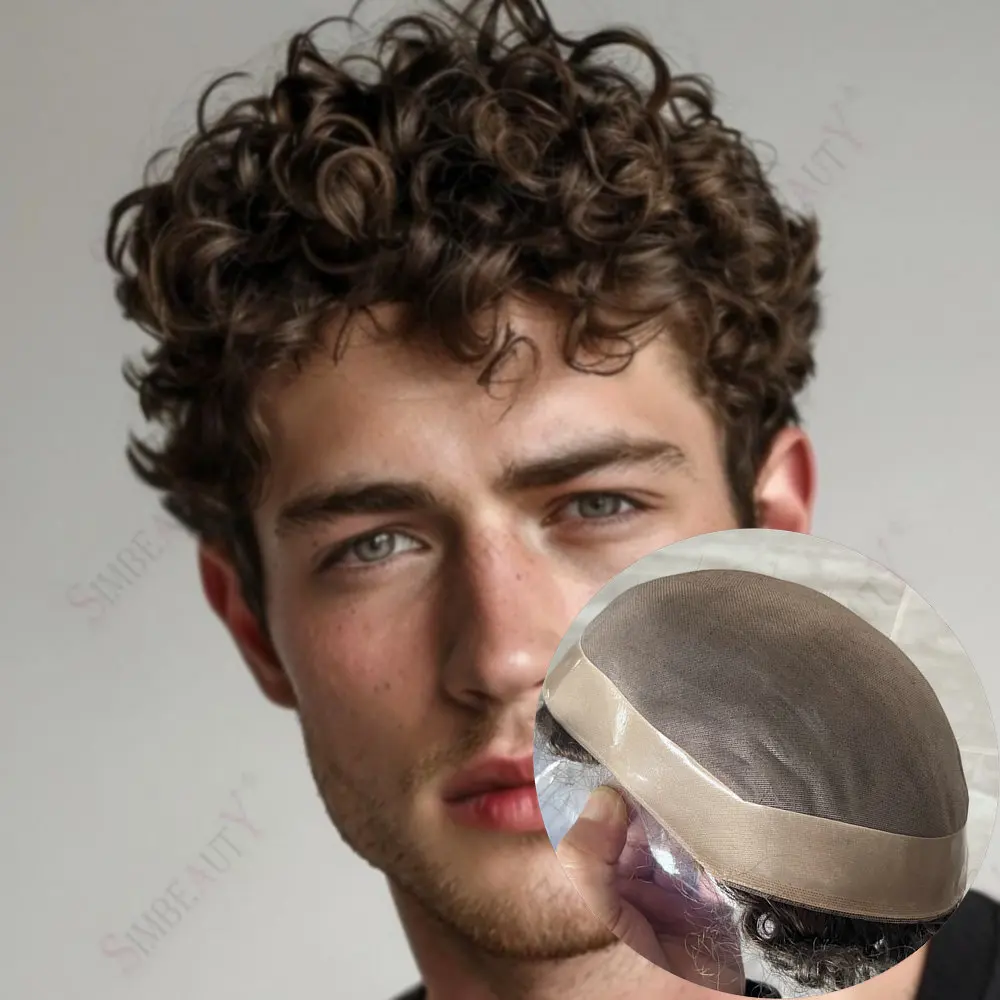 18Mm Curly Toupee F… - image