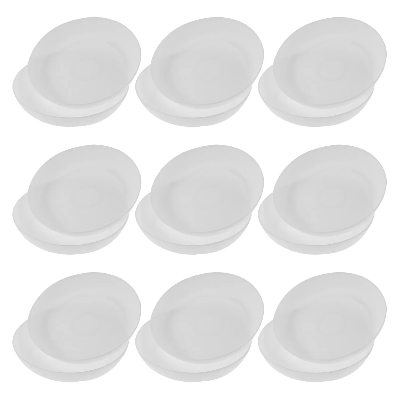 24Pcs Thick Plastic Plant Saucer Tray 11Cm Round Flower Pot Drip Tray Indoor Outdoor Garden Pot Stand Water Catcher Drainage