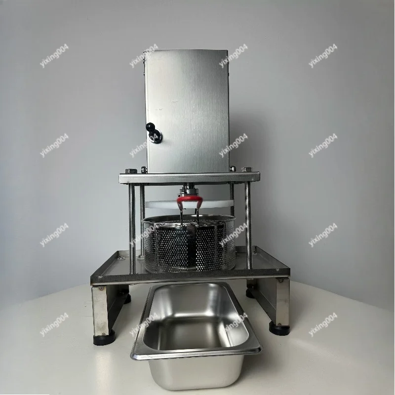 Herb and Vegetable Dewatering Squeezer, Automatic Juice Residue Separator