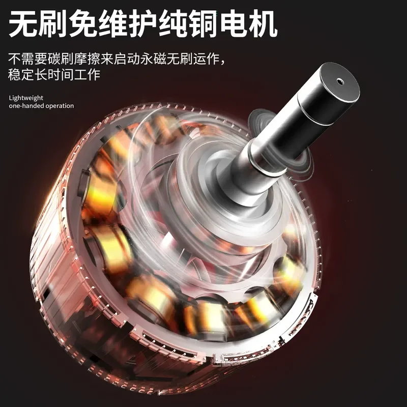Brushless electric hedge trimmer rechargeable single portable small straight knife curved cutter ball tree tea trimmer