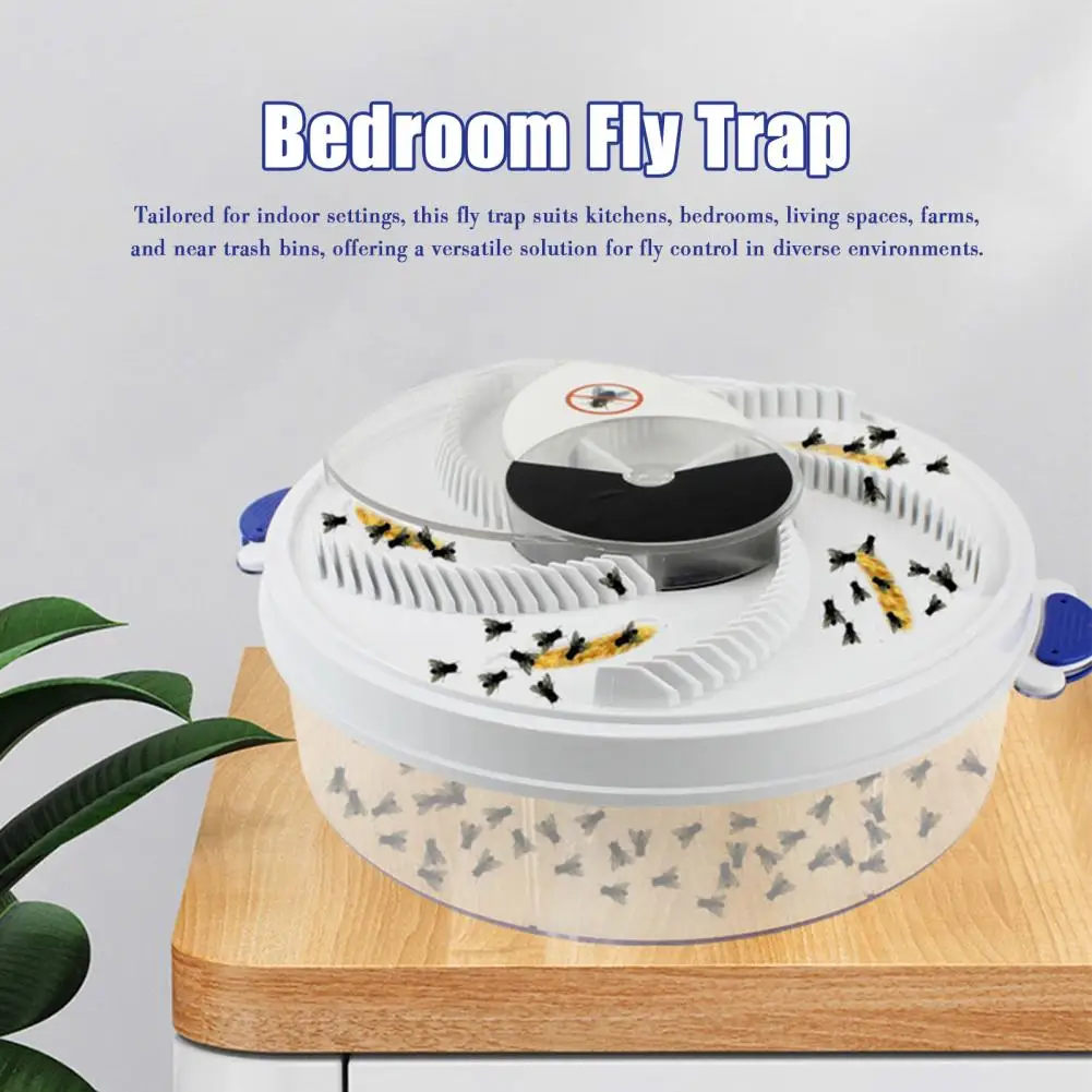 

Bedroom Fly Trap Efficient Battery-powered Electric Fly Trap for Indoor Mosquito Repellent Pest Catcher Compact Size Low Noise