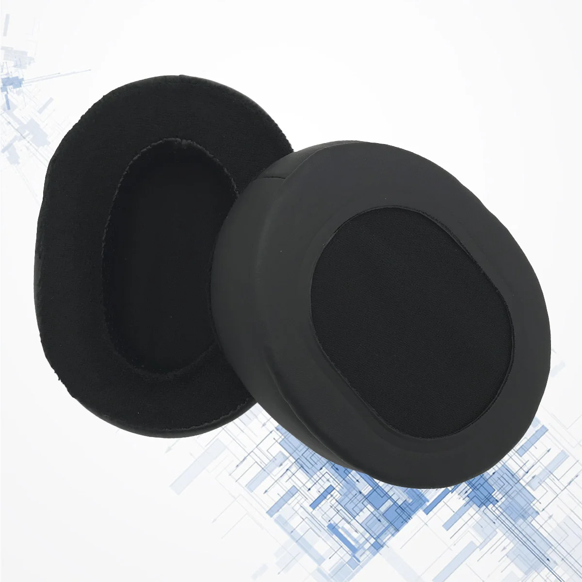 

1Pair Soft Durable Headphone Ear Pads Replacement for Brainwavz Hm5 Easy Install Remove Long Lasting Headphone Ear Pads