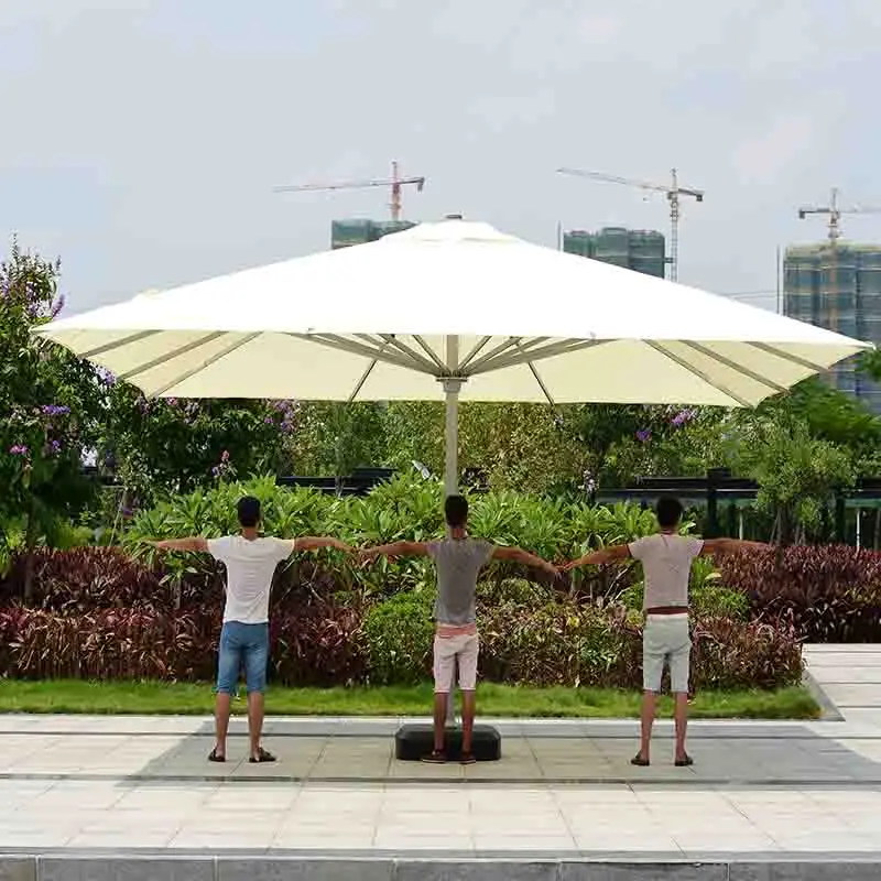 Outdoor Furniture Large Umbrella Outdoor Garden Stand Roman Umbrella Patio Cantilever Aluminum Umbrella For Beach