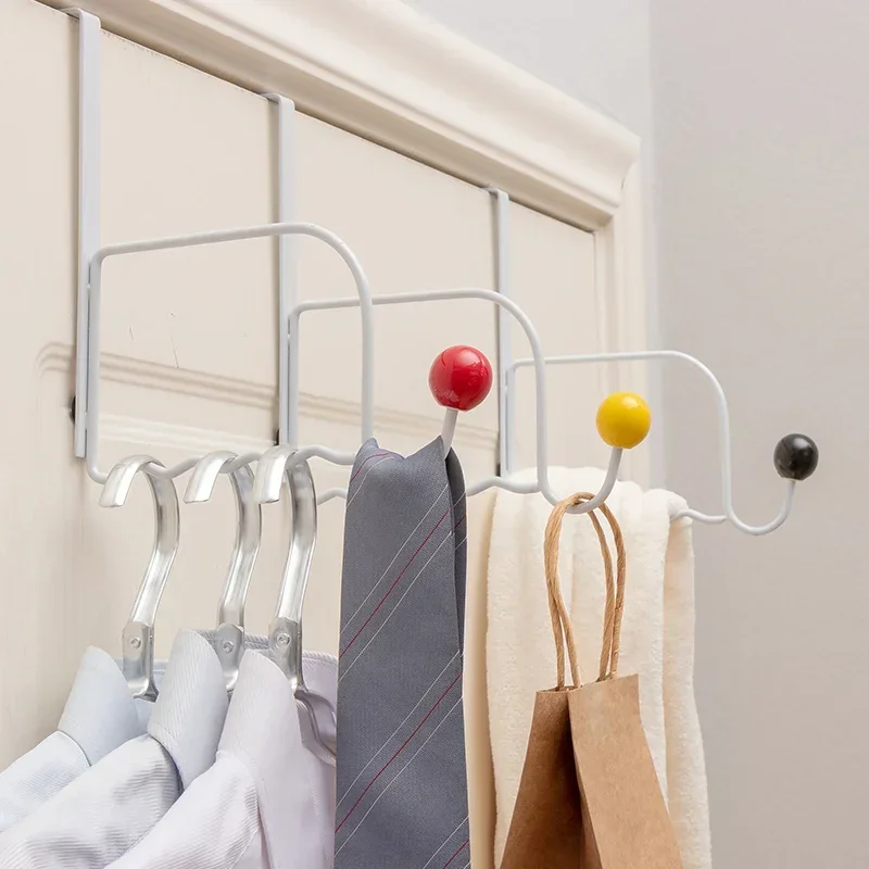 Ceramic Bead Hook for Clothes, Household Behind-Door Hanging Rack, Towel Bag Storage, 3 Pcs Set