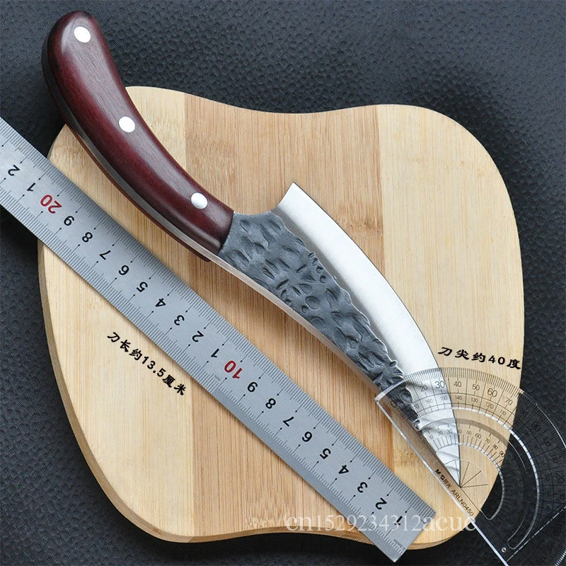 Japanese handmade high carbon steel boning knife, multi - function fish knife, sharp slicing knife, butcher knife, chef knife
