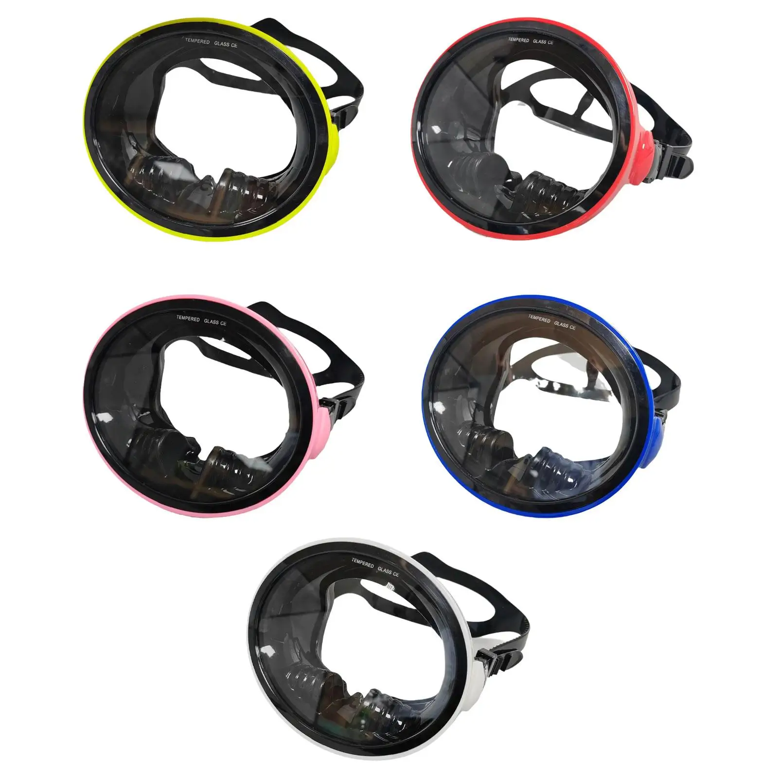 Swimming Mask Scuba Goggles Lightweight Leakproof Wide Angle Clear Lens Gear