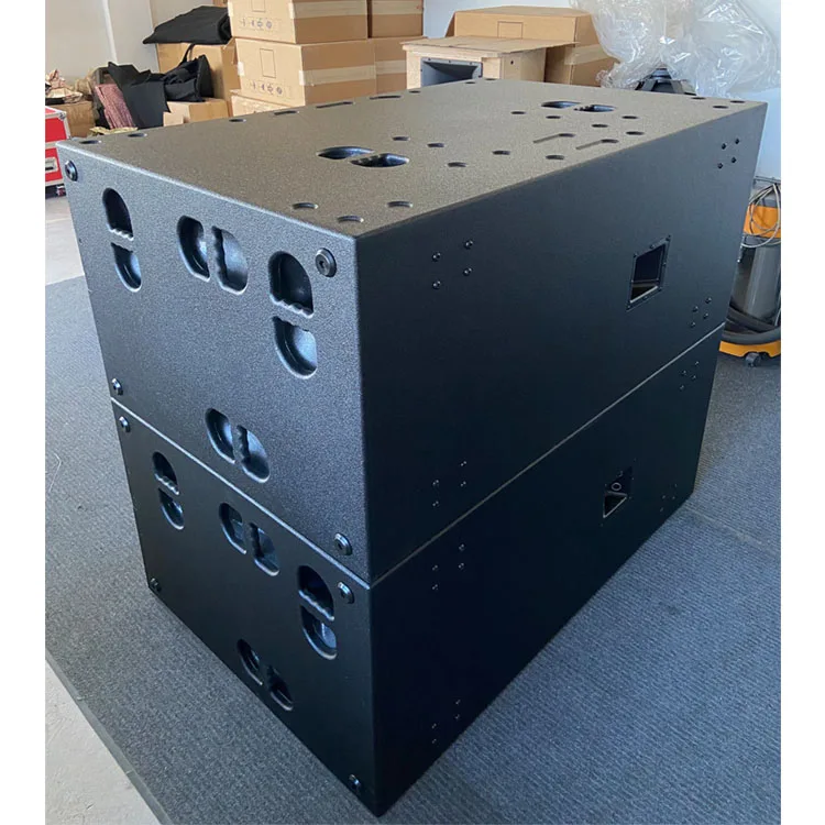 Dual 18 Inch Passive Subwoofer 1600W High Power Pro Audio Bass Box DJ PA System for Stage Outdoor Concert