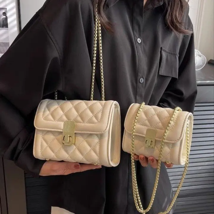 

Новинка 2026: Минималистичная однотонная сумка через плечо в винтажном стиле, повседневная, универсальная, вместительная женская сумка