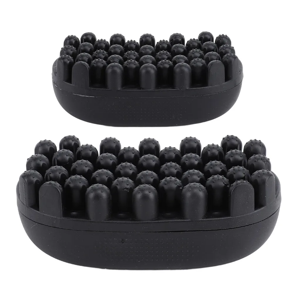 

Large and Small Size Rubber Curling Hair Brush Washable Durable Rubber Curl Brush Professional Styling Dreadlocks Tool