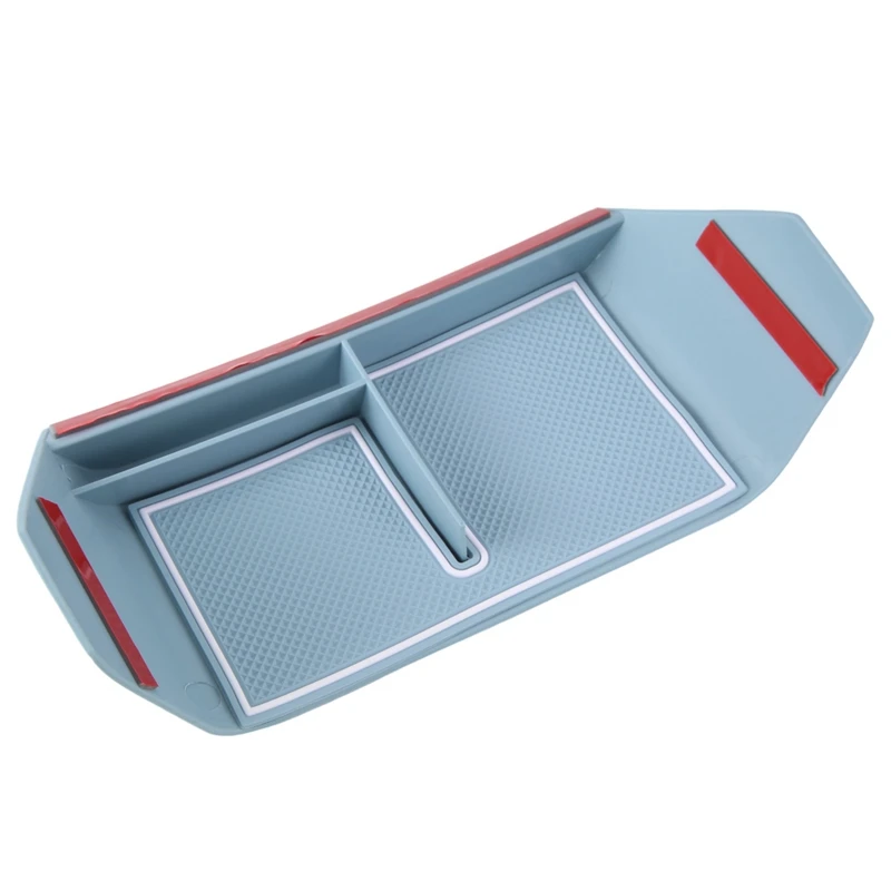 Light Blue Car Below Center Control Storage Box Air Conditioning Vent Organizer For BYD Dolphin Mini /For BYD Seagull