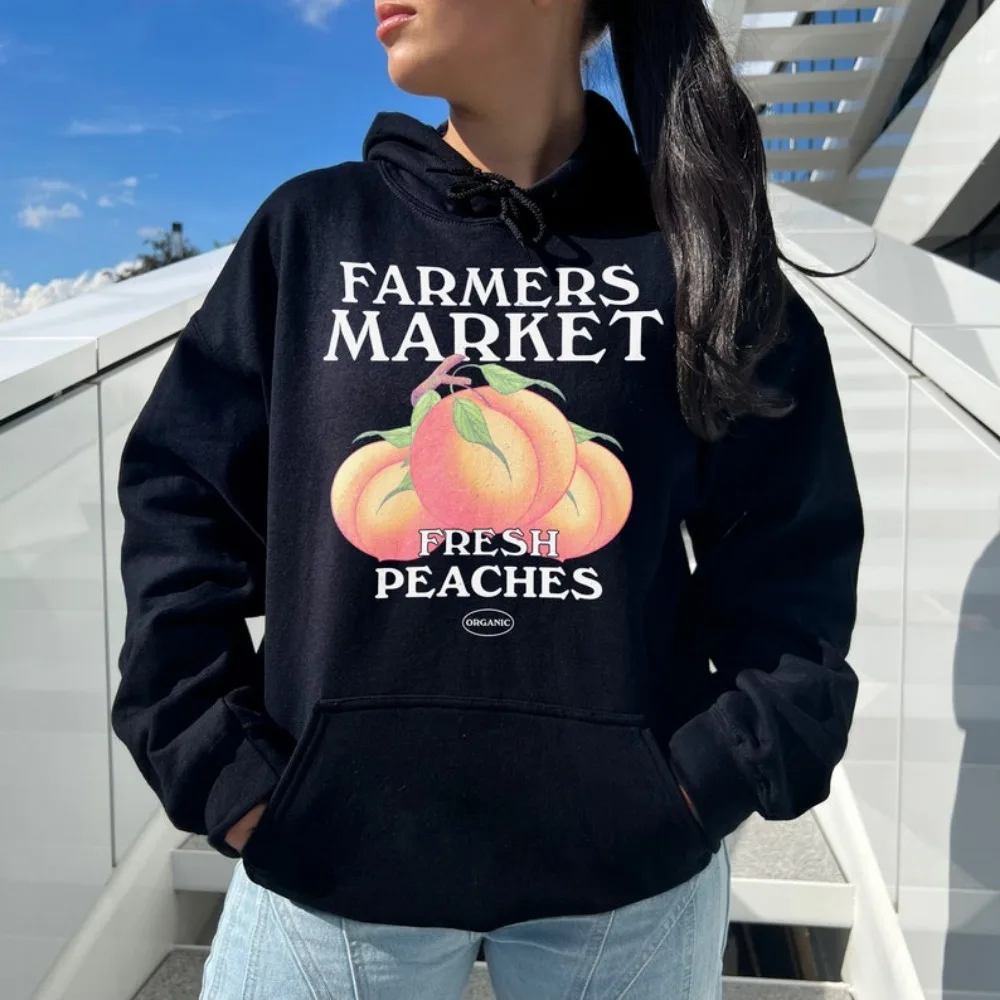 

Peach Aesthetic Vintage - Unisex-Hooded Aesthetic Cute Hoody Trendy Retro Hoodie Vintage Retro Pullovers Long Sleeve Hoodies