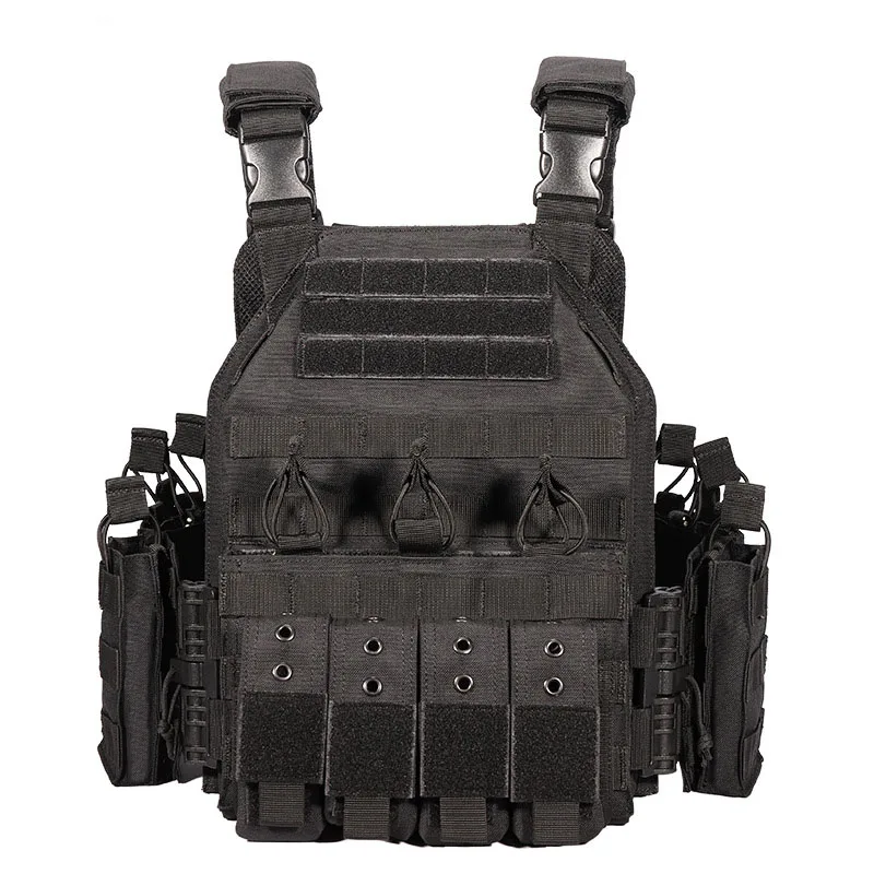 Imagem -02 - Nylon Ajustável Placa Transportadora Colete Tático Caça ao ar Livre Colete Modular Protetor Airsoft Combat Acessórios 1000d