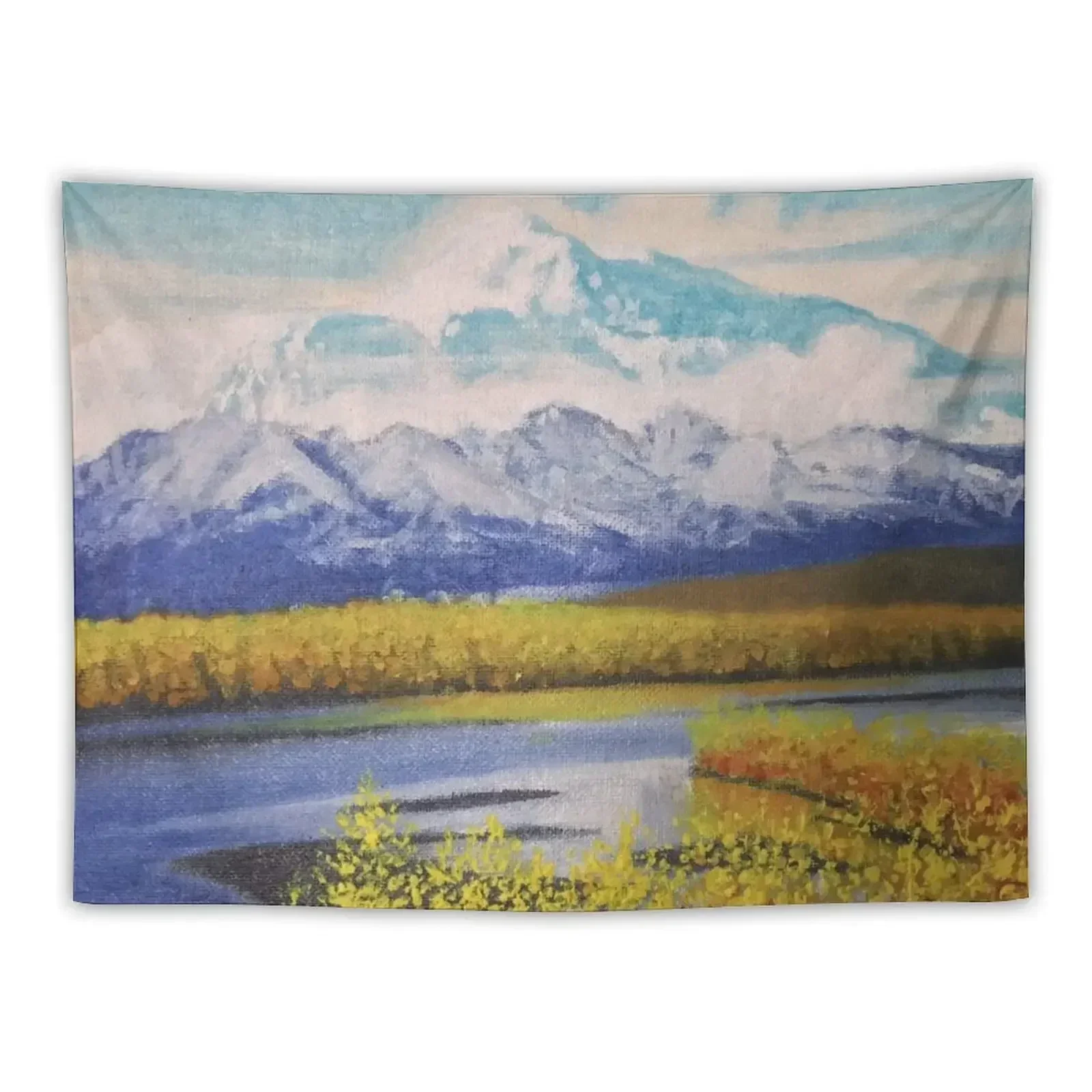 Mt. Denali Tapestry Aesthetic Home Decor Decoration Room Tapestry